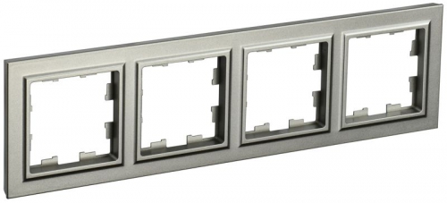 Рамка 4-м BRITE РУ-4-БрШ шампань IEK BR-M42-K37 BR-M42-K37