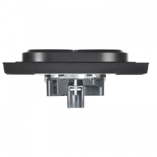 Розетка 2-м СП BRITE РС12-3-БрЧ 16А в сборе с заземл. без защ. шторок черн. IEK BR-R21-16-K02-F BR-R21-16-K02-F