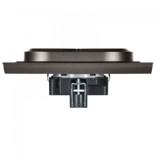 Розетка 2-м СП BRITE РС12-3-БрТБ 16А в сборе с заземл. без защ. шторок бронза IEK BR-R21-16-K45-F BR-R21-16-K45-F