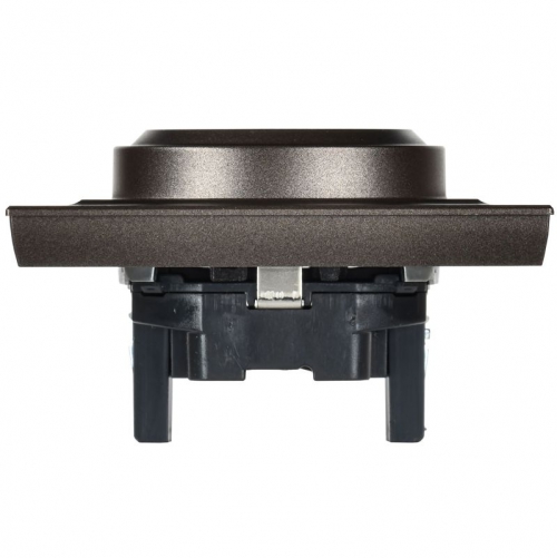 Розетка 2-м СП BRITE РС12-3-БрТБ 16А в сборе с заземл. без защ. шторок бронза IEK BR-R21-16-K45-F BR-R21-16-K45-F