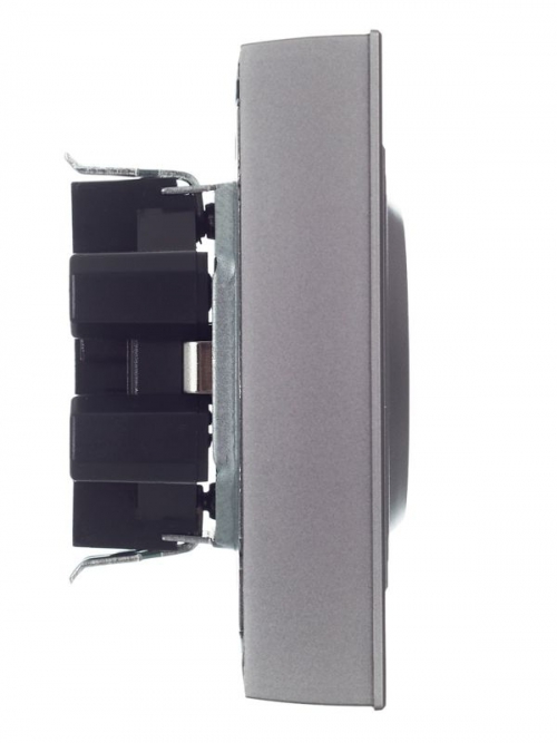 Розетка 2-м СП BRITE РСш12-3-БрС 16А в сборе с заземл. защ. шторки сталь IEK BR-R24-16-K46-F BR-R24-16-K46-F