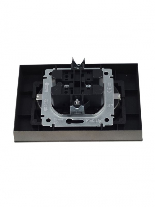 Розетка 2-м СП BRITE РСш12-3-БрШ 16А в сборе с заземл. защ. шторки шампань IEK BR-R24-16-K37-F BR-R24-16-K37-F