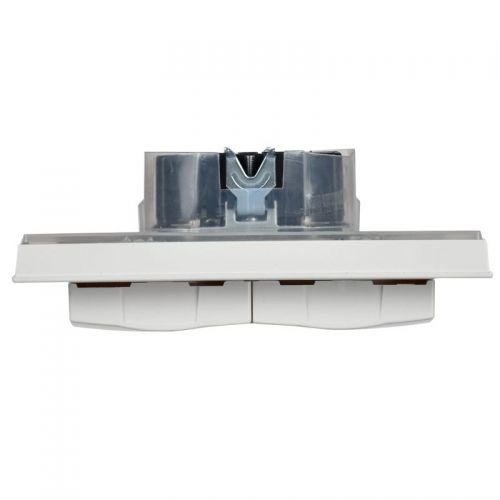 Розетка 2-м СП BRITE РСбш12-3-44-БрБ 16А в сборе IP44 с крышкой бел. IEK BR-R26-16-44-K01-F BR-R26-16-44-K01-F