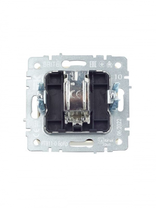 Розетка телевизионная оконечная TV СП Brite РТВ11-0-БрКр беж. IEK BR-A10-O-K10 BR-A10-O-K10