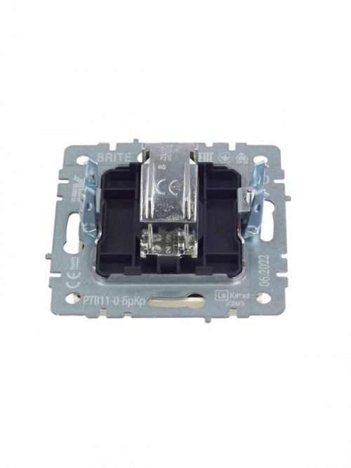 Розетка телевизионная оконечная TV СП Brite РТВ11-0-БрКр беж. IEK BR-A10-O-K10 BR-A10-O-K10