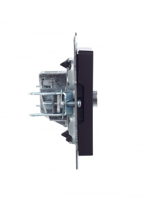 Розетка телевизионная оконечная TV СП Brite РТВ11-0-БрЧ черн. IEK BR-A10-O-K02 BR-A10-O-K02