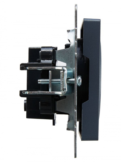 Розетка 1-м СП BRITE РС10-1-0-БрМ 10А без заземл. без защ. шторок маренго IEK BR-R10-10-K35 BR-R10-10-K35