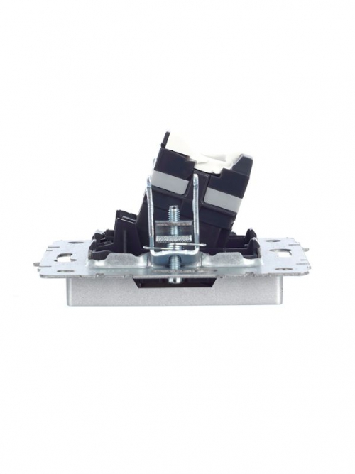 Розетка компьютерная СП RJ45 кат.5E BRITE РК10-БрА алюм. IEK BR-K10-1-K47 BR-K10-1-K47