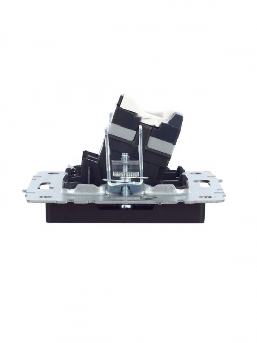 Розетка компьютерная СП RJ45 кат.5E BRITE РК10-БрЧ черн. IEK BR-K10-1-K02 BR-K10-1-K02