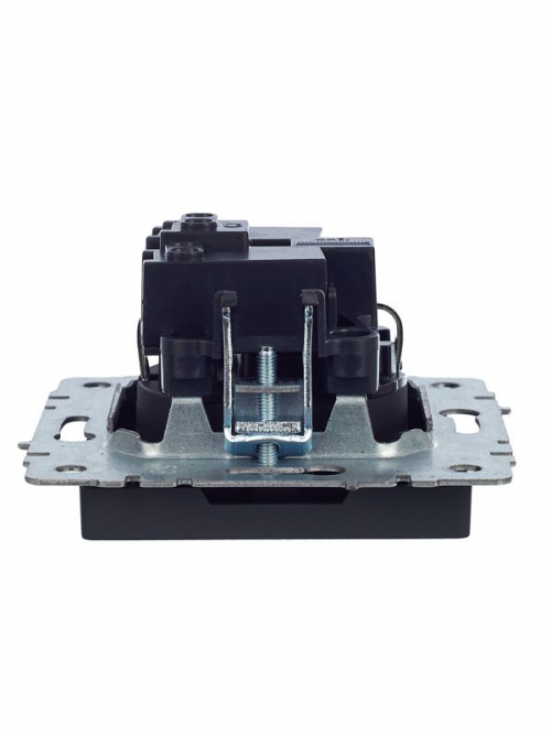 Розетка 1-м СП BRITE РС14-1-0-БрГ 16А с заземл. защ. шторки графит IEK BR-R14-16-K53 BR-R14-16-K53