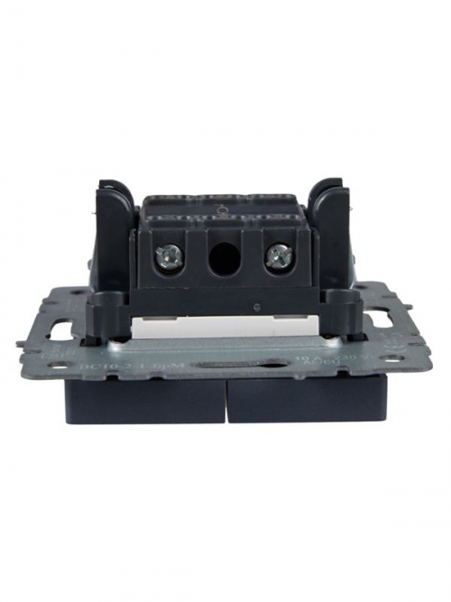 Выключатель 2-кл. СП BRITE ВС10-2-1-БрМ 10А с инд. маренго IEK BR-V20-1-10-K35 BR-V20-1-10-K35