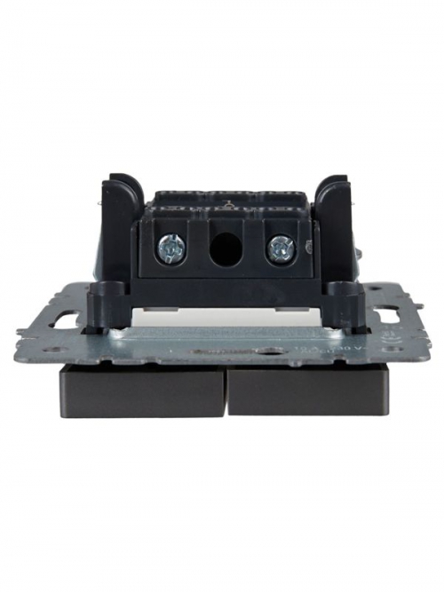 Выключатель 2-кл. СП BRITE ВС10-2-1-БрС 10А с инд. сталь IEK BR-V20-1-10-K46 BR-V20-1-10-K46