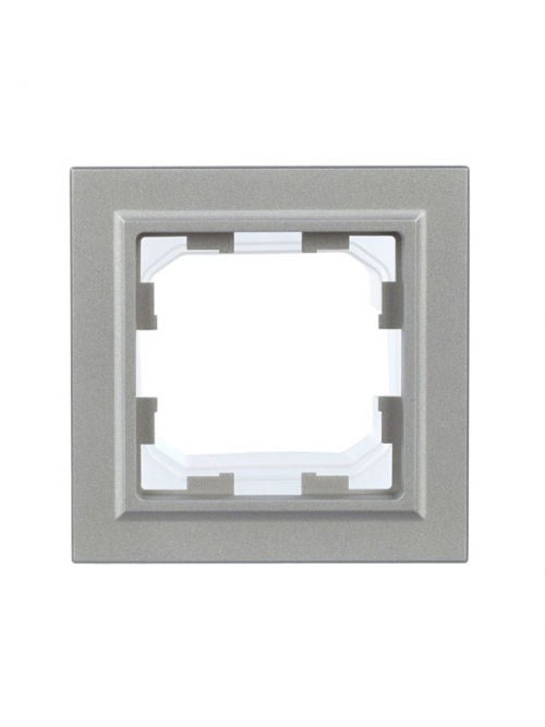 Рамка 1-м IP44 BRITE РУ-1-БрА-44 алюм. IEK BR-M12-44-K47 BR-M12-44-K47