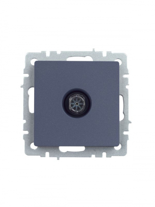 Розетка телевизионная оконечная TV СП Brite РТВ11-0-БрМ маренго IEK BR-A10-O-K35 BR-A10-O-K35