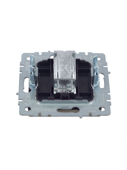 Розетка телевизионная оконечная TV СП Brite РТВ11-0-БрШ шампань IEK BR-A10-O-K37 BR-A10-O-K37