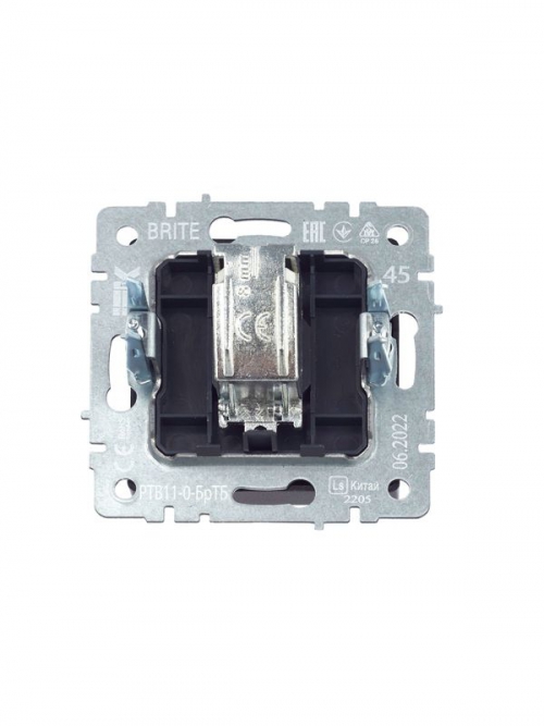 Розетка телевизионная оконечная TV СП Brite РТВ11-0-БрТБ бронз. IEK BR-A10-O-K45 BR-A10-O-K45