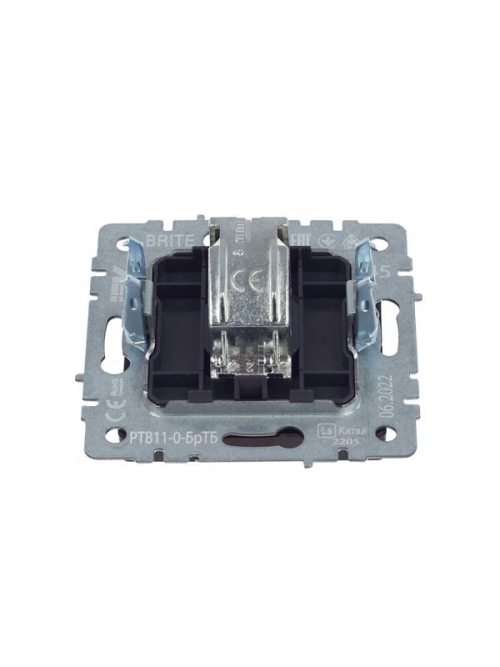 Розетка телевизионная оконечная TV СП Brite РТВ11-0-БрТБ бронз. IEK BR-A10-O-K45 BR-A10-O-K45