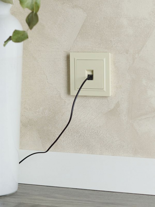 Розетка компьютерная СП RJ45 кат.5E BRITE РК10-БрКр беж. IEK BR-K10-1-K10 BR-K10-1-K10