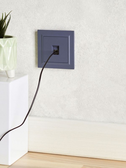 Розетка компьютерная СП RJ45 кат.5E BRITE РК10-БрМ маренго IEK BR-K10-1-K35 BR-K10-1-K35