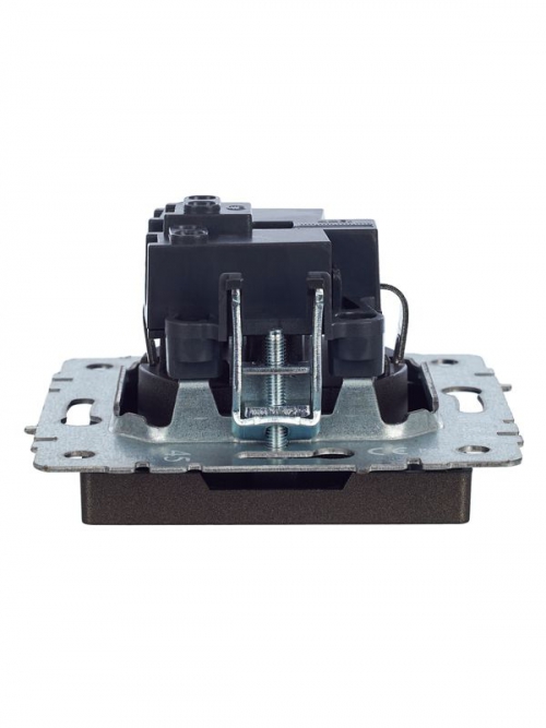 Розетка 1-м СП BRITE РС11-1-0-БрТБ 16А с заземл. без защ. шторки бронза IEK BR-R11-16-K45 BR-R11-16-K45