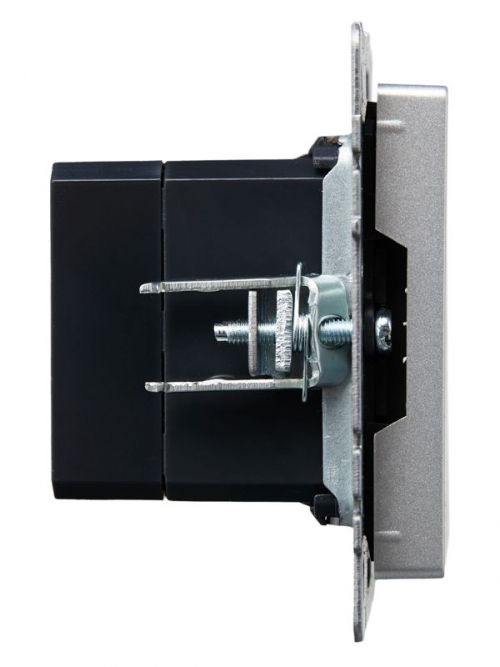 Розетка BRITE USB A+C 18Вт РЮ11-1-БрА алюм. IEK BR-U22-018-K47 BR-U22-018-K47