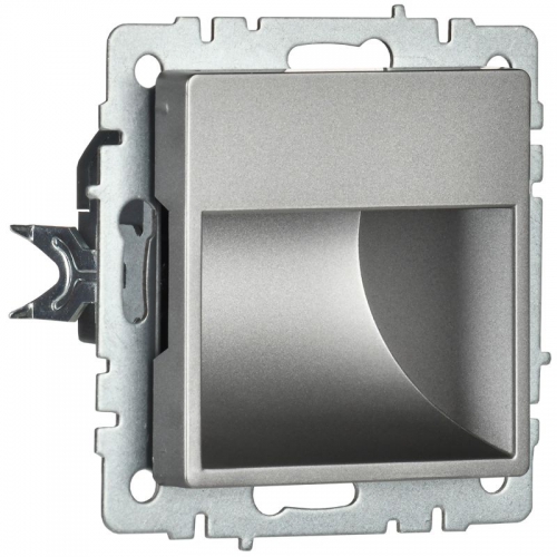 Подсветка светодиодная BRITE встраив. ПЛ20-БрС сталь IEK BR-FL20-K46 BR-FL20-K46