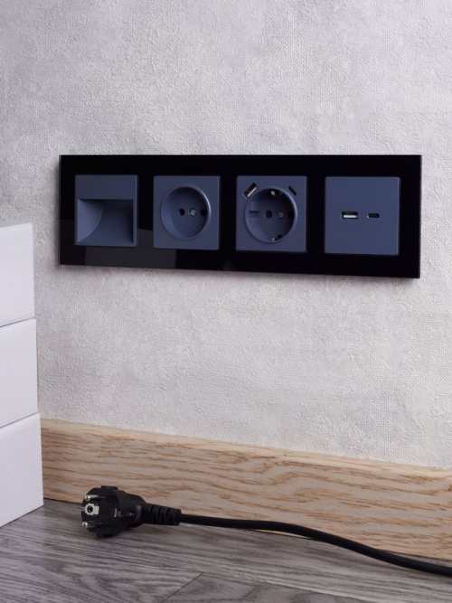 Подсветка светодиодная BRITE встраив. ПЛ20-БрМ маренго IEK BR-FL20-K35 BR-FL20-K35