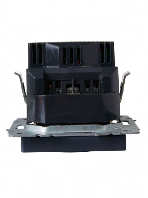 Розетка BRITE РЮш10-1-БрМ 16А с USB A+A 2.1А с заземл. защ. шторки маренго IEK BR-R14-16-U21-D21-K35 BR-R14-16-U21-D21-K35