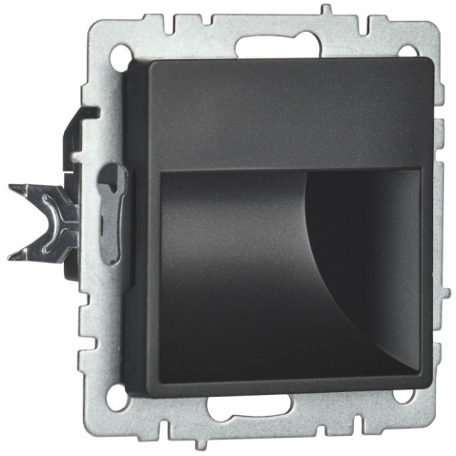 Подсветка светодиодная BRITE встраив. ПЛ20-БрЧ черн. IEK BR-FL20-K02 BR-FL20-K02