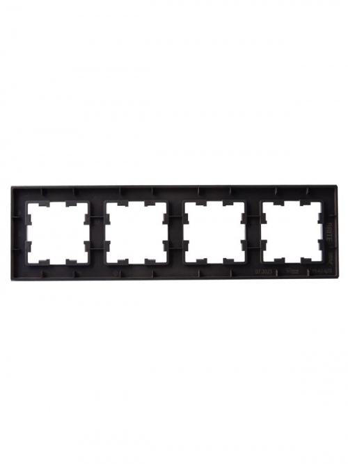 Рамка 4-м BRITE РУ-4-2-БрТБ стекло темн. бронза IEK BR-M42-G-K45 BR-M42-G-K45