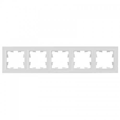 Рамка 5-м BRITE РУ-5-БрБ бел. IEK BR-M52-K01 BR-M52-K01