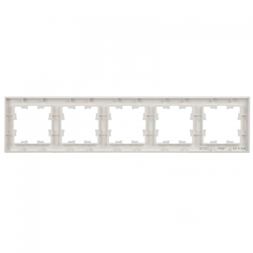 Рамка 5-м BRITE РУ-5-БрБ бел. IEK BR-M52-K01 BR-M52-K01