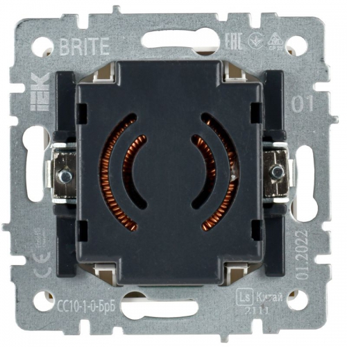 Светорегулятор СП BRITE пов-наж. 600Вт СС10-1-0-БрБ бел. IEK BR-D20-0600-K01 BR-D20-0600-K01