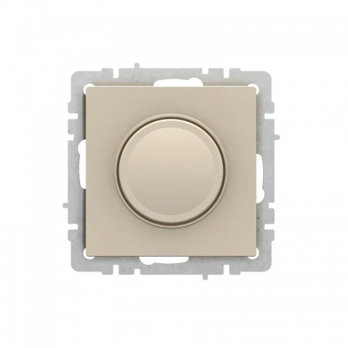 Светорегулятор СП BRITE пов-наж. 600Вт СС10-1-0-БрКр беж. IEK BR-D20-0600-K10 BR-D20-0600-K10