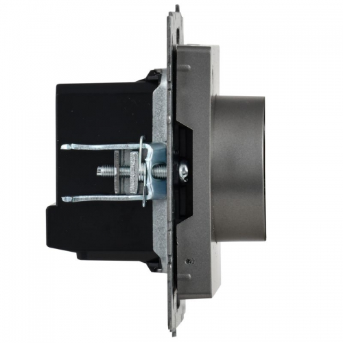 Термостат электронный с индикацией BRITE СП IP20 ТС10-1-БрС сталь IEK BR-RT11-K46 BR-RT11-K46