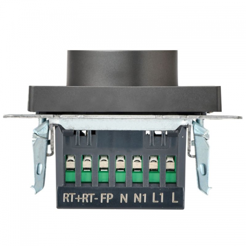 Термостат электронный с индикацией BRITE СП IP20 ТС10-1-БрС сталь IEK BR-RT11-K46 BR-RT11-K46