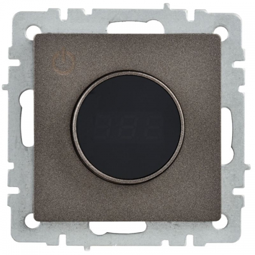 Термостат электронный с индикацией BRITE СП IP20 ТС10-1-БрТБ темная бронза IEK BR-RT11-K45 BR-RT11-K45