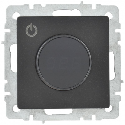 Термостат электронный с индикацией BRITE СП IP20 ТС10-1-БрЧ черн. IEK BR-RT11-K02 BR-RT11-K02