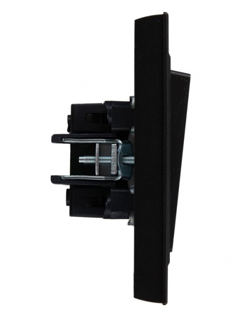 Выключатель 2-кл. СП BRITE ВСР10-2-0-БрЧ 10А в сборе черн. IEK BR-V20-0-10-K02-F BR-V20-0-10-K02-F