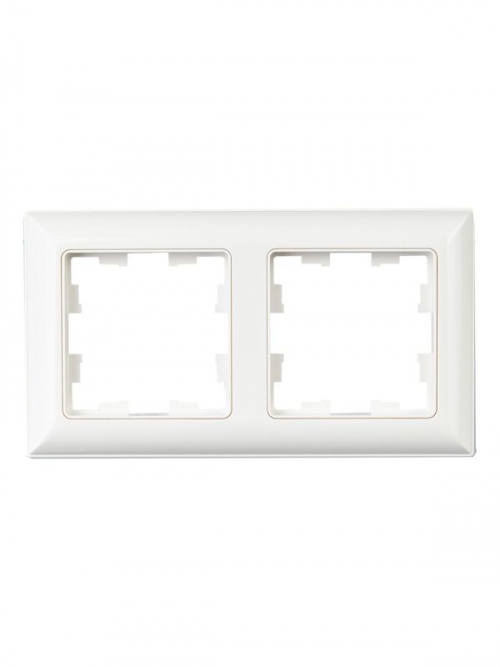 Рамка 2-м BRITE РУ-2-Бр бел./бел. IEK BR-M22-12-K01 BR-M22-12-K01