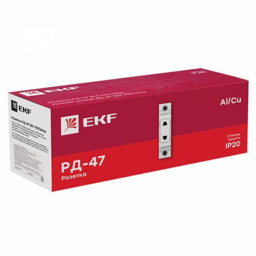 Розетка РД-47 240В на DIN-рейку PROxima EKF mds-47-pro mds-47-pro