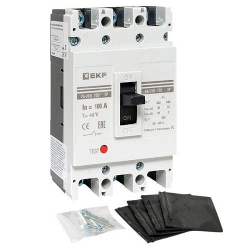 Выключатель автоматический 3п 100/100А 35кА ВА-99М PROxima EKF mccb99-100-100m mccb99-100-100m