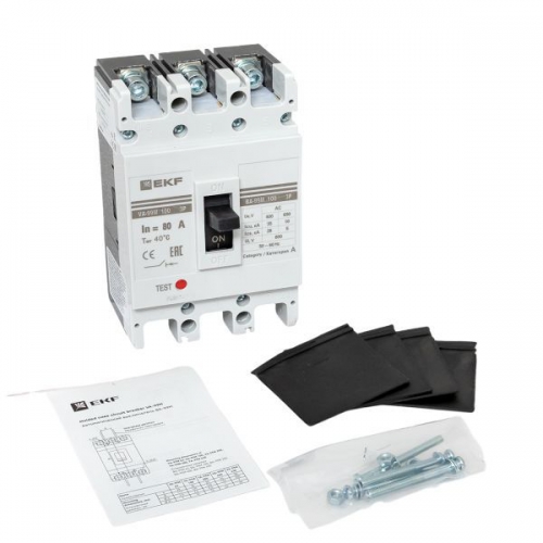Выключатель автоматический 3п 100/80А 35кА ВА-99М PROxima EKF mccb99-100-80m mccb99-100-80m