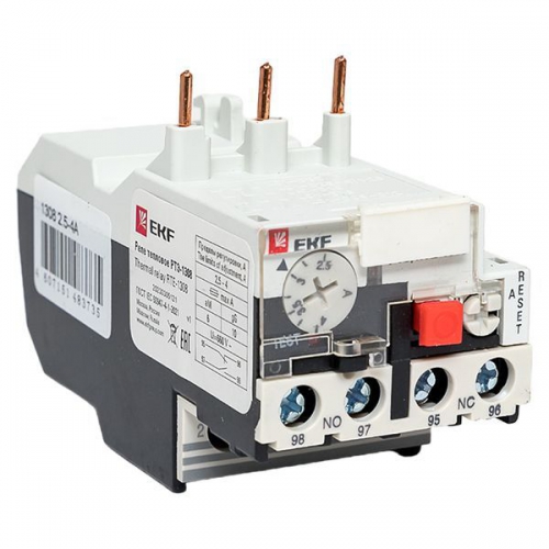 Реле тепл. РТЭ 1308 2.5-4А EKF rel-1308-2.5-4 rel-1308-2.5-4