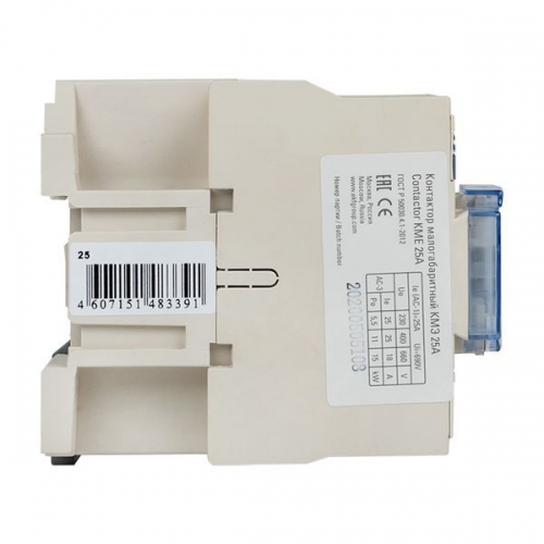 Контактор КМЭ 25А кат. 220В AC 1НО EKF ctr-s-25-220 ctr-s-25-220