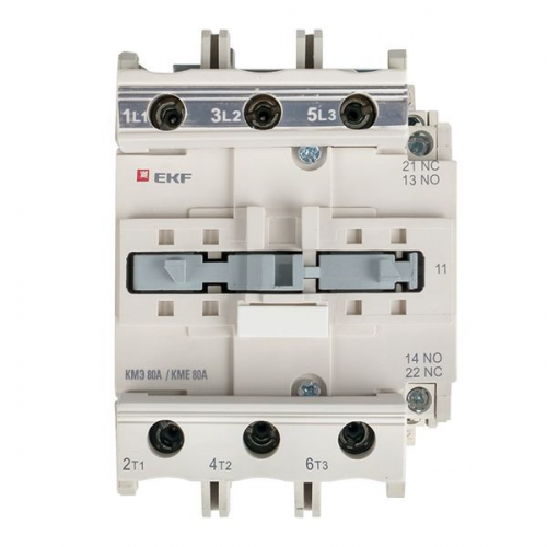 Контактор КМЭ 80А кат. 220В AC 1НО+1НЗ EKF ctr-s-80-220 ctr-s-80-220