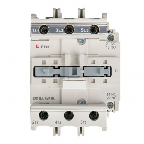 Контактор КМЭ 95А кат. 220В AC 1НО+1НЗ EKF ctr-s-95-220 ctr-s-95-220