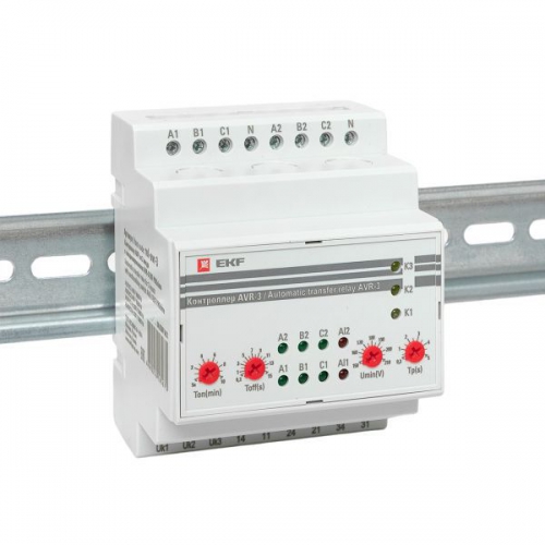 Контроллер АВР на 2 ввода с секционированием AVR-3 PROxima EKF rel-avr-3 13.03.2026
