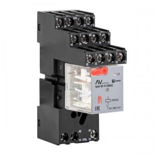 Разъем для реле РМ5 22/4 AVERES EKF rm5-22-4 rm5-22-4