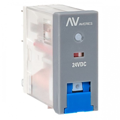 Реле промежуточное с кнопкой и мех. индикацией RPAt 22/2 8А 24В DC EKF rpat-22-2-24DC rpat-22-2-24DC